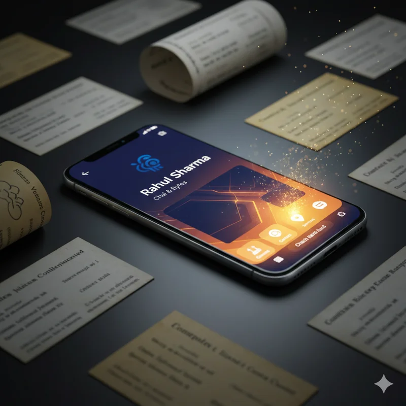 Why Digital Cards Replace Old-Style Visiting Cards Completely